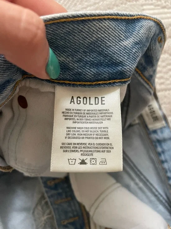 Agolde Denim Shorts - Picture 4 of 5